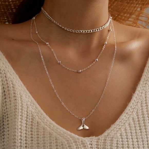 3/$30 Multi Layered Charm Necklace